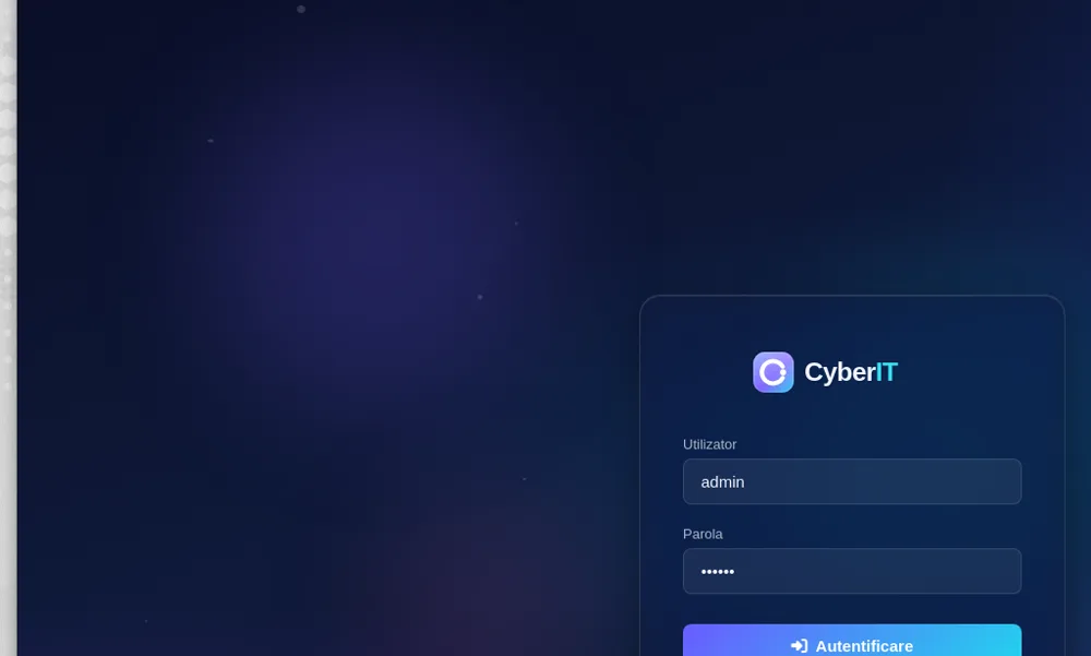 CyberIT CRM login