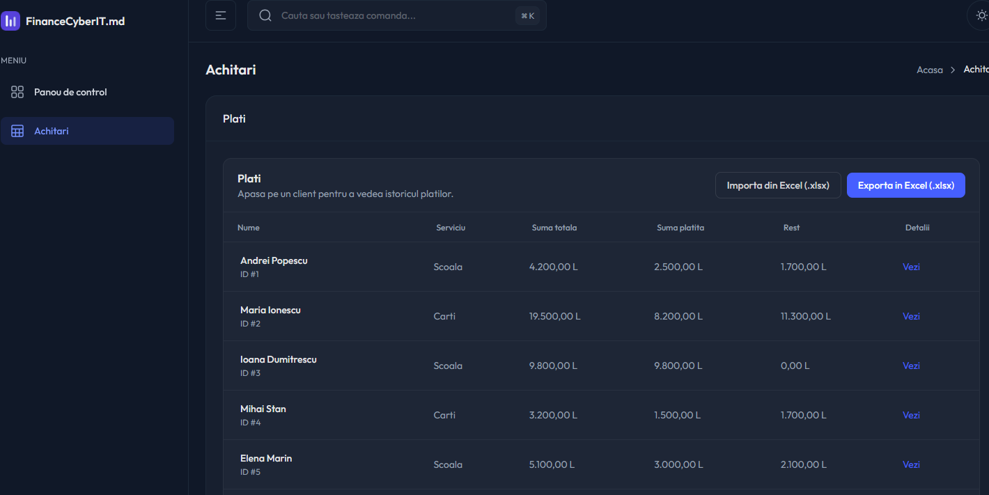 FinanceCyberIT module