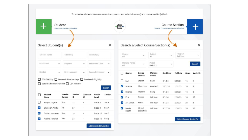 School system feature
